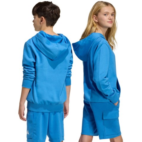 Bluza dla dzieci adidas Essentials Hoodie niebieska KD3382
