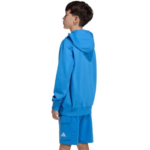 Bluza dla dzieci adidas Essentials Hoodie niebieska KD3382