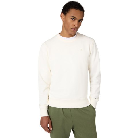 Bluza męska Champion Crewneck Sweatshirt kremowa 220785 YS084