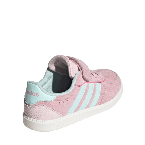 Buty dla dzieci adidas Breaknet Sleek różowo-miętowe JS0136