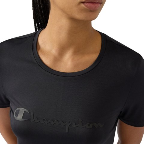 Koszulka damska Champion Crewneck T-Shirt czarna 118511 KK001