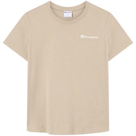 Koszulka damska Champion Short Sleeve T-shirt beżowa 118408 MS041