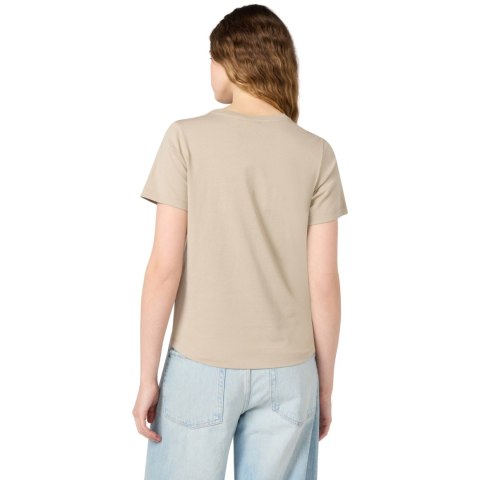 Koszulka damska Champion Short Sleeve T-shirt beżowa 118408 MS041