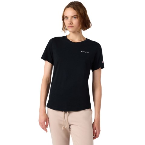 Koszulka damska Champion Short Sleeve T-shirt czarna 118408 KK001