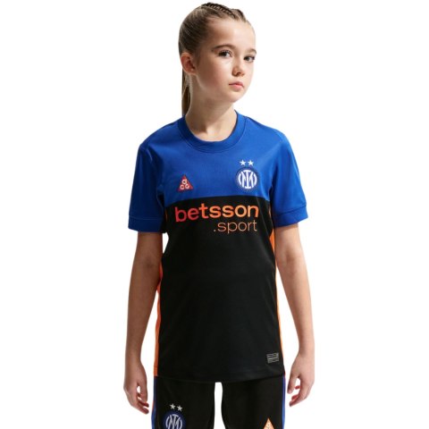 Koszulka dla dzieci Nike Inter Mediolan 2026 Stadium SE czarno-niebieska IB3536 413