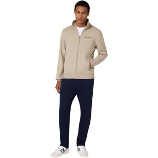 Dres męski Champion Full Zip Suit beżowo-granatowy 222248 MS041