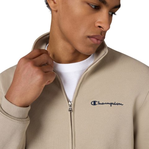 Dres męski Champion Full Zip Suit beżowo-granatowy 222248 MS041