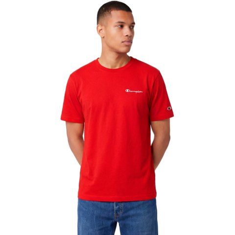 Koszulka męska Champion SS Tee czerwona 221798 RS067