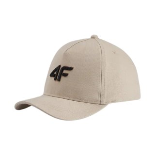 4F Czapka z daszkiem dla dzieci 4F U547 beżowa 4FJWSS26ACABU547 83S