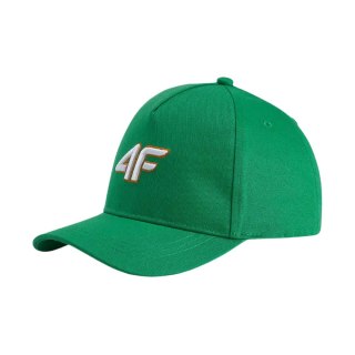 4F Czapka z daszkiem dla dzieci 4F U547 zielona 4FJWSS26ACABU547 41S