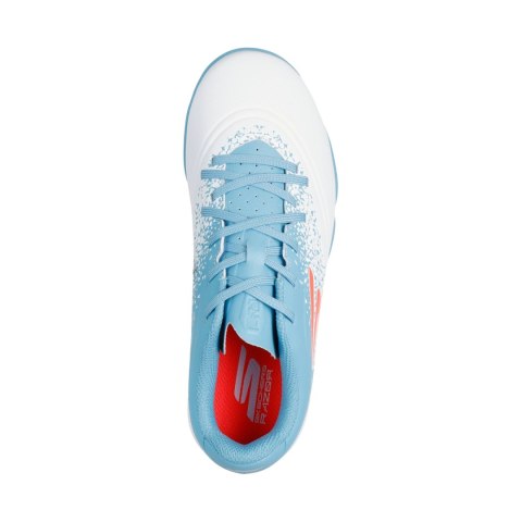 Buty piłkarskie dla dzieci Skechers Razor 1.5 białe 252061L WTQP