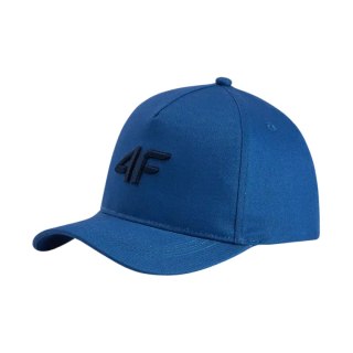 Czapka z daszkiem dla dzieci 4F U547 denim 4FJWSS26ACABU547 32S