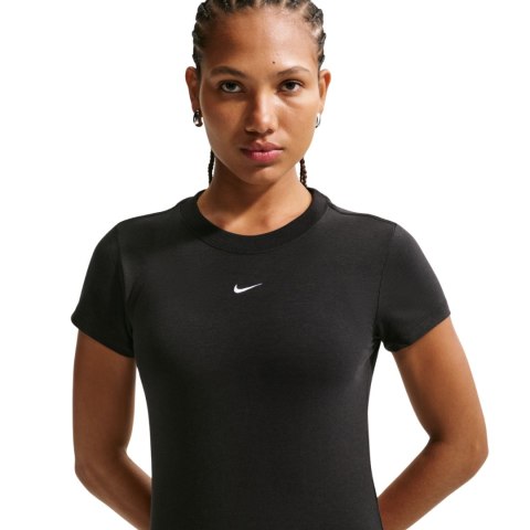 Koszulka damska Nike Sportswear Chill Knit czarna FV5508 010