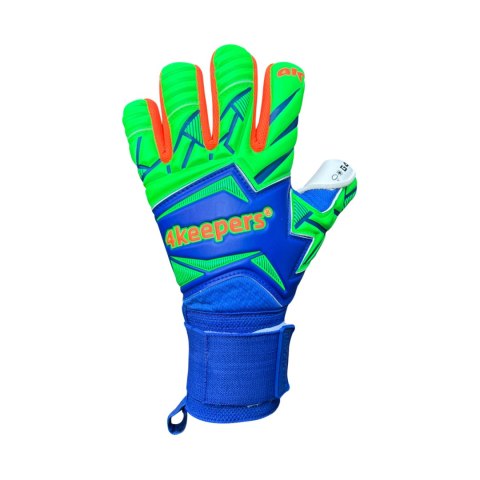 Rękawice bramkarskie 4Keepers Force V5.25 Twist HNC Junior niebiesko-zielone