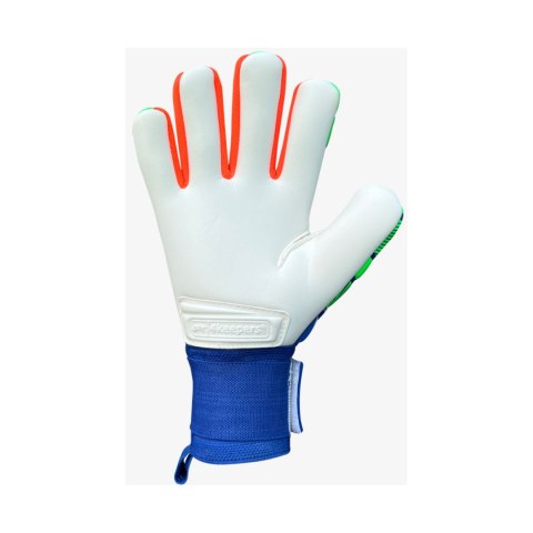 Rękawice bramkarskie 4Keepers Force V5.25 Twist HNC niebiesko-zielone