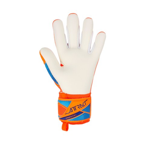 Rękawice bramkarskie Reusch Attrakt Freegel Advance Junior pomarańczowe 5672035 2290