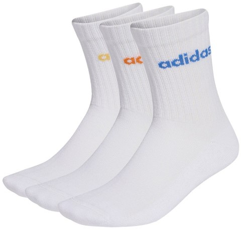 Skarpety adidas Linear Crew Socs Cushioned 3pary KD1717