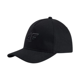 4F Czapka z daszkiem dla dzieci 4F U547 czarna 4FJWSS26ACABU547 21S