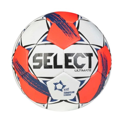 Select Piłka ręczna Select Ultimate European League 3 v25 EHF biało-pomarańczowo-granatowa 13520