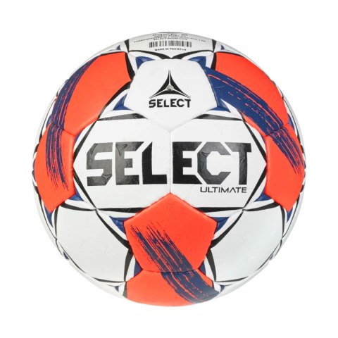 Select Piłka ręczna Select Ultimate European League 3 v25 EHF biało-pomarańczowo-granatowa 13520