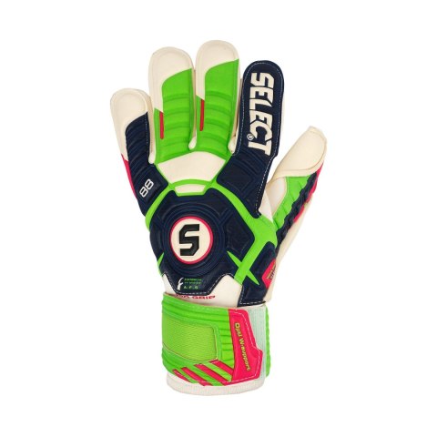 Select Rękawice bramkarskie Select 88 Pro Grip biało-zielono-granatowe 11988