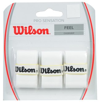 Wilson Owijka Wilson Pro Sensation Feel Overgrip 3 szt. biała WRZ4010WH