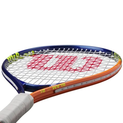 Wilson Rakieta do tenisa ziemnego Wilson Slam JR 21 Boys TNS RKT 3 1/2'' granatowo-pomarańczowa WR172010U
