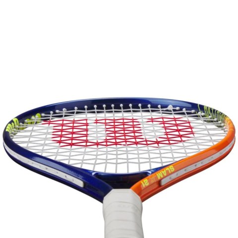 Wilson Rakieta do tenisa ziemnego Wilson Slam JR 21 Boys TNS RKT 3 1/2'' granatowo-pomarańczowa WR172010U