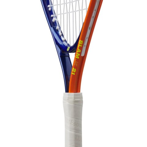Wilson Rakieta do tenisa ziemnego Wilson Slam JR 21 Boys TNS RKT 3 1/2'' granatowo-pomarańczowa WR172010U