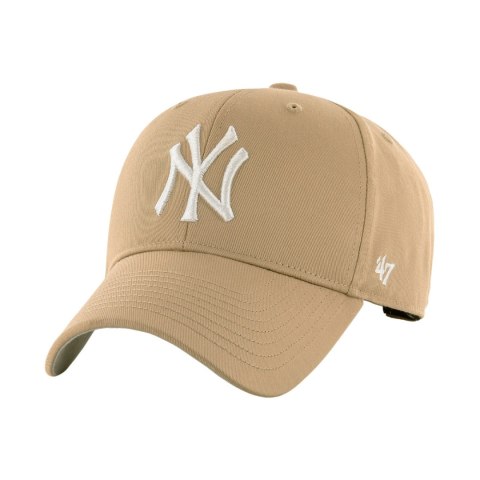 47 Brand Czapka z daszkiem '47 New York Yankees Raised Basic ciemny beż B-RAC17CTP-KH