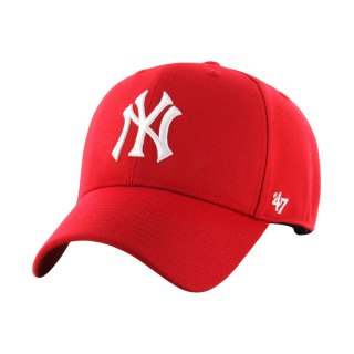 47 Brand Czapka z daszkiem '47 New York Yankees Snapback czerwona B-MVPSP17WBP-RD