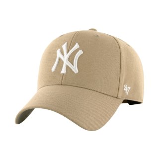47 Brand Czapka z daszkiem '47 New York Yankees Wool All ciemny beż B-MVP17WBV-KHB