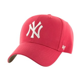 47 Brand Czapka z daszkiem dla dzieci '47 New York Yankees Raised Basic koralowa B-RAC17CTP-BE_KIDS