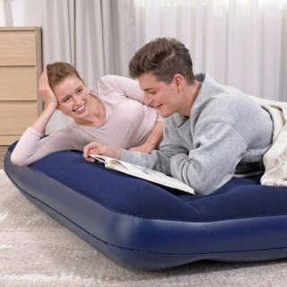 Bestway Materac welurowy dwuosobowy Bestway z pompką 203x152x28 cm 67226