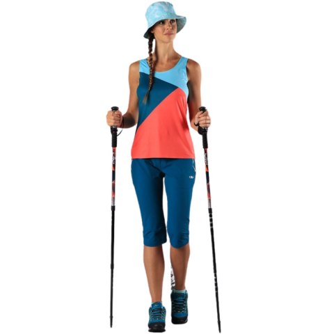 CMP Kijki trekkingowe CMP Bern Trekking Poles czarno-pomarańczowe 3B36297 C905