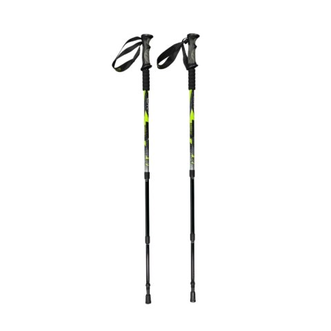 CMP Kijki trekkingowe CMP Bern Trekking Poles zielono-czarne 3B36297 U911