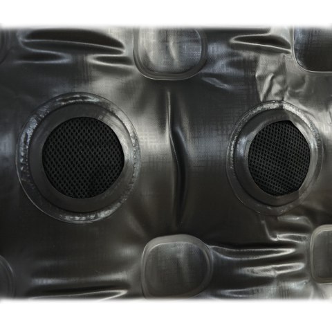 High Peak Materac welurowy dwuosobowy High Peak King 200x185x20 cm szary 40036
