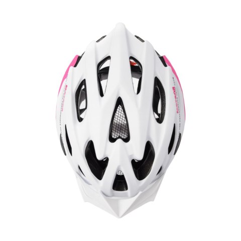 Meteor Kask rowerowy Meteor MV29 Drizzle L 58-61 cm biało-różowy 16918