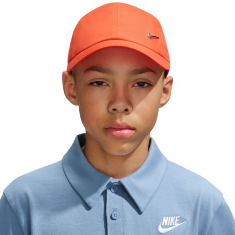 Nike Czapka z daszkiem dla dzieci Nike Dri-Fit Club pomarańczowa FB5064 842