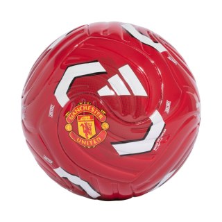 Adidas Piłka nożna adidas Manchester United Home Mini czerwona KE5120