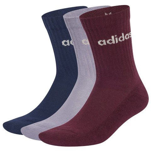 Adidas Skarpety adidas Cushioned Linear Crew 3P KQ6800