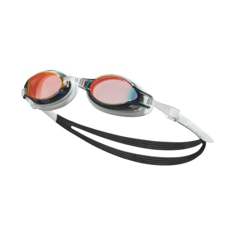 Nike Okulary pływackie Nike Chrome Mirrored biało-czarne NESSD125-115 OS