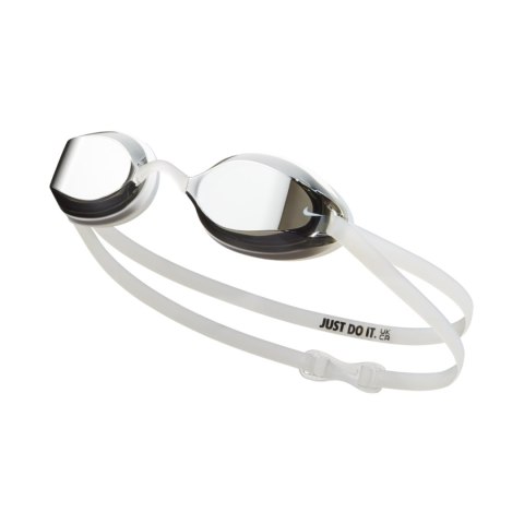 Nike Okulary pływackie Nike Legacy Comfort srebrne NESSF132-040 OS