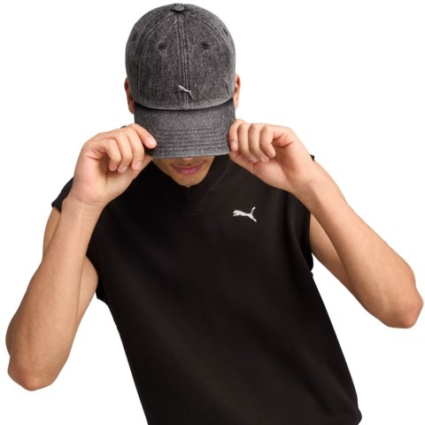 Puma Czapka z daszkiem Puma Wardrobe Ess Matal Dad szara 25968 01