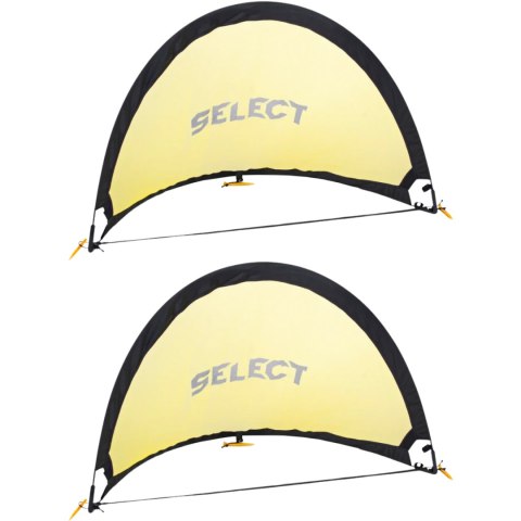 Select Bramka do piłki nożnej Select Pop Up 2 szt.110x80 cm żółto-czarna 800039