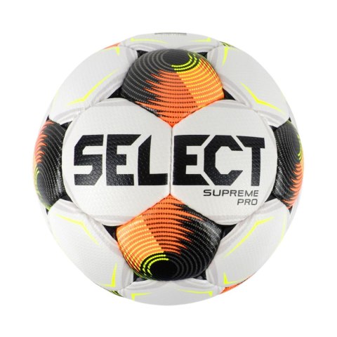 Select Piłka nożna Select Supreme Pro FIFA Basic biało-czarno-pomarańczowa 1001356/111148