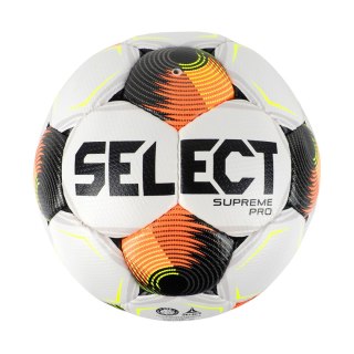 Select Piłka nożna Select Supreme Pro FIFA Basic biało-czarno-pomarańczowa 1001356/111148