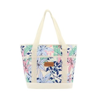 Spokey Torba termiczna Spokey Simply kremowa / kwiaty 944755