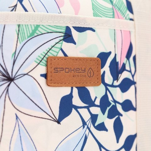 Spokey Torba termiczna Spokey Simply kremowa / kwiaty 944755