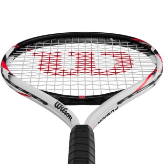 Wilson Rakieta do tenisa ziemnego Wilson Fusion XL TNS RKT 2 4 1/4 biało-czerwono-czarna WR199110U2